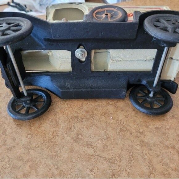 Vintage Coca Cola Cast Wagon delivery truck vtg antique retro red bottles wheels - Picture 10 of 16